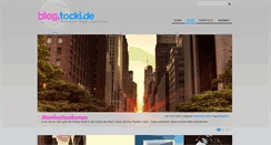 Desktop Screenshot of blog.tocki.de
